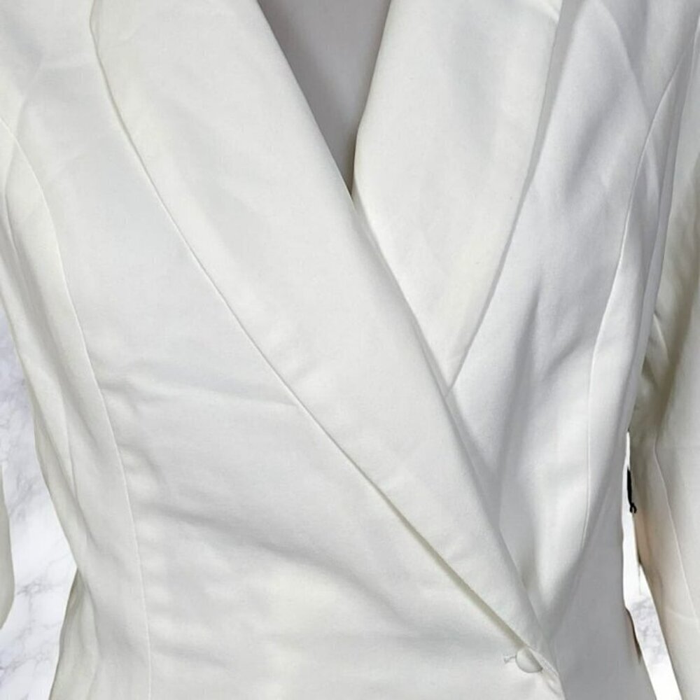 Superdown Armida Button Blazer Dress - Ivory - Picture 6 of 12